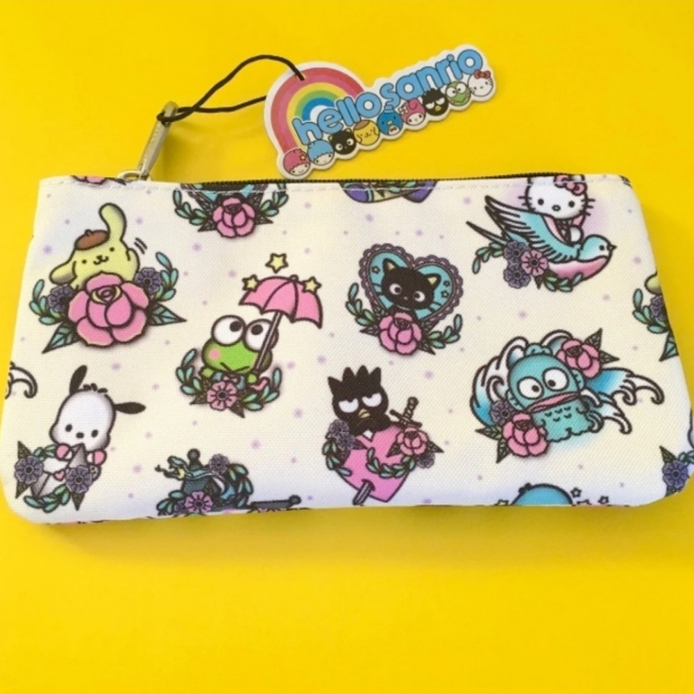 New sanrio and friends tattoo print cosmetics case